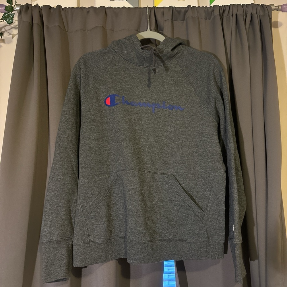 Grey champion hoodie
